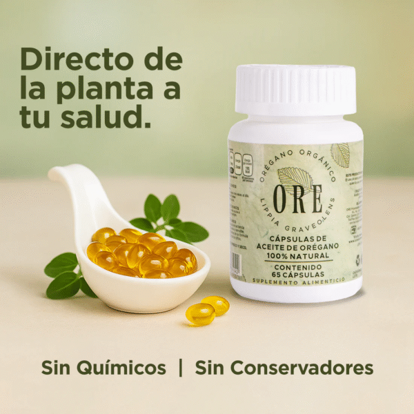ORE Cápsulas de Aceite de Orégano - Imagen 5