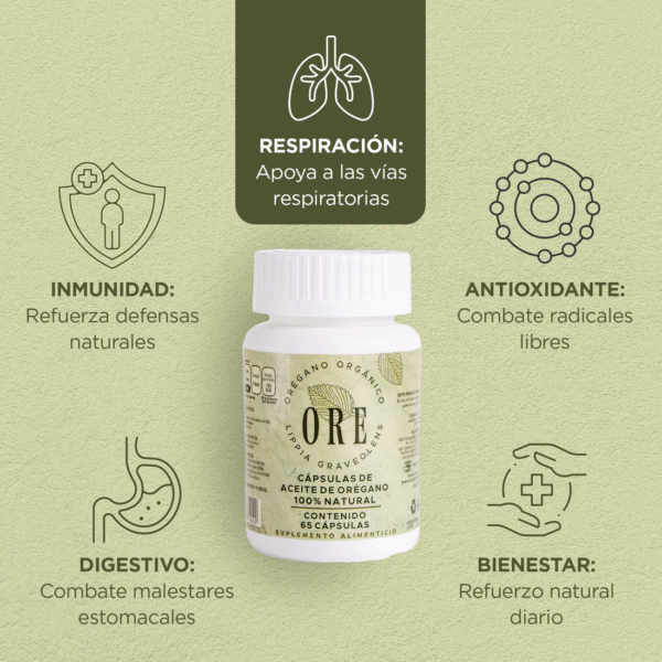 ORE Cápsulas de Aceite de Orégano - Imagen 3