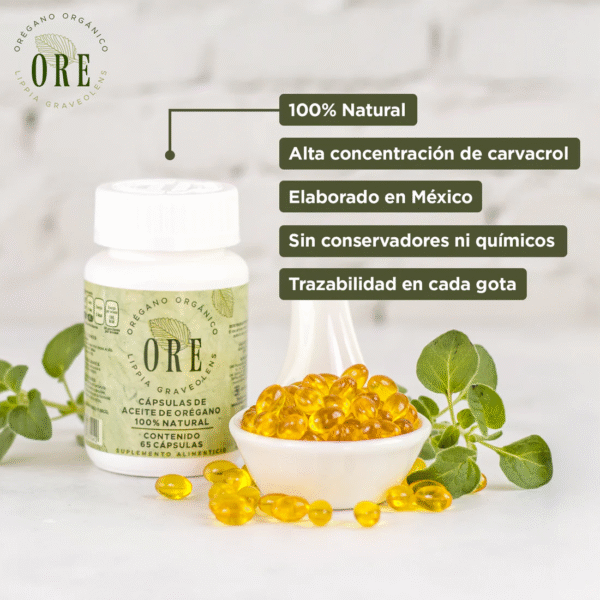 ORE Cápsulas de Aceite de Orégano - Imagen 8