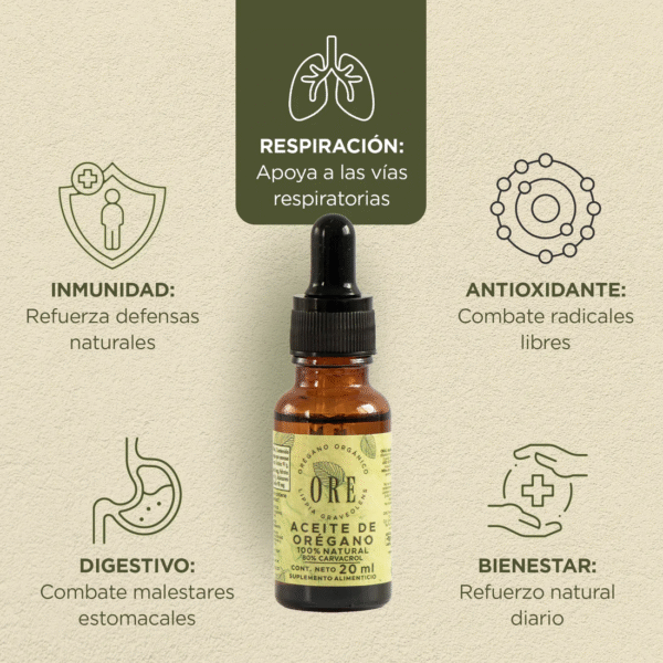 ORE Aceite de Orégano 20ml - Imagen 2