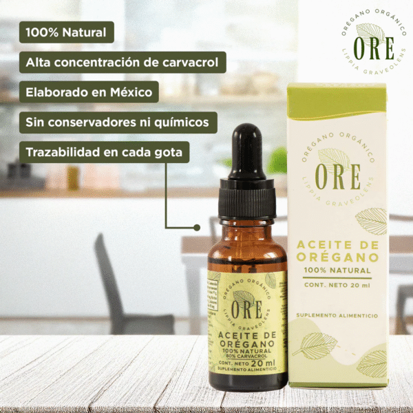 ORE Aceite de Orégano 20ml - Imagen 5