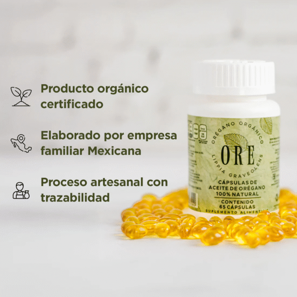 ORE Cápsulas de Aceite de Orégano - Imagen 4