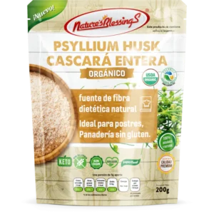 Psyllium Husk entero puro Organico 200g